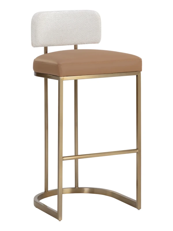 Hoker Larissa Cognac 96 cm z jasnym oparciem