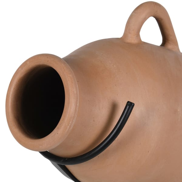 Dekoracyjny wazon Marlow 63 cm na żelaznym stojaku