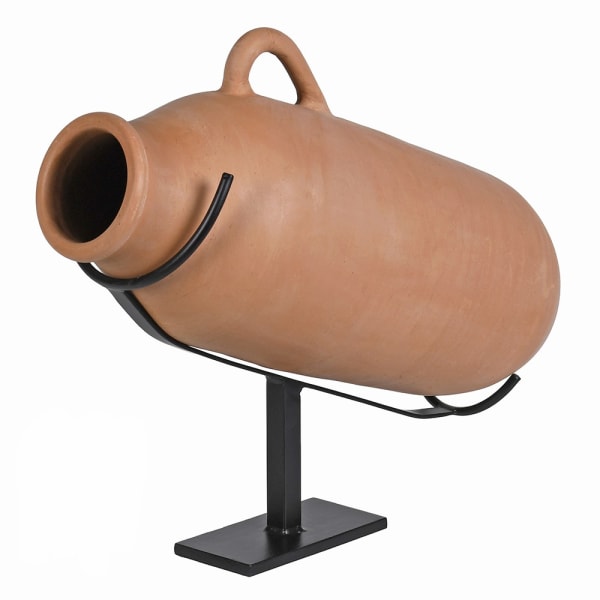 Amfora dekoracyjna Marlow 63 cm z terakoty
