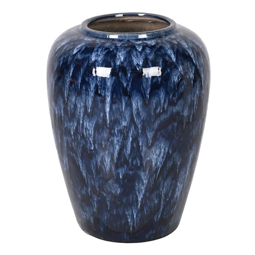 Wazon ceramiczny Richmond Blue 52 cm – granatowy, wodoodporny