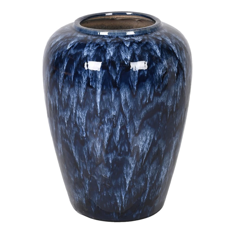 Granatowy wazon ceramiczny Richmond Blue 52 cm