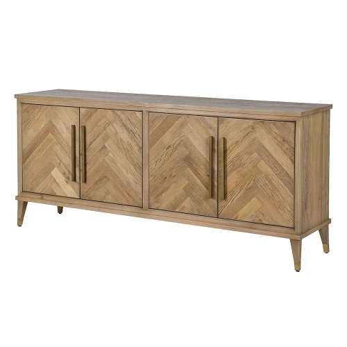 Komoda Belmont 193 cm – dąb z odzysku, 4 drzwi