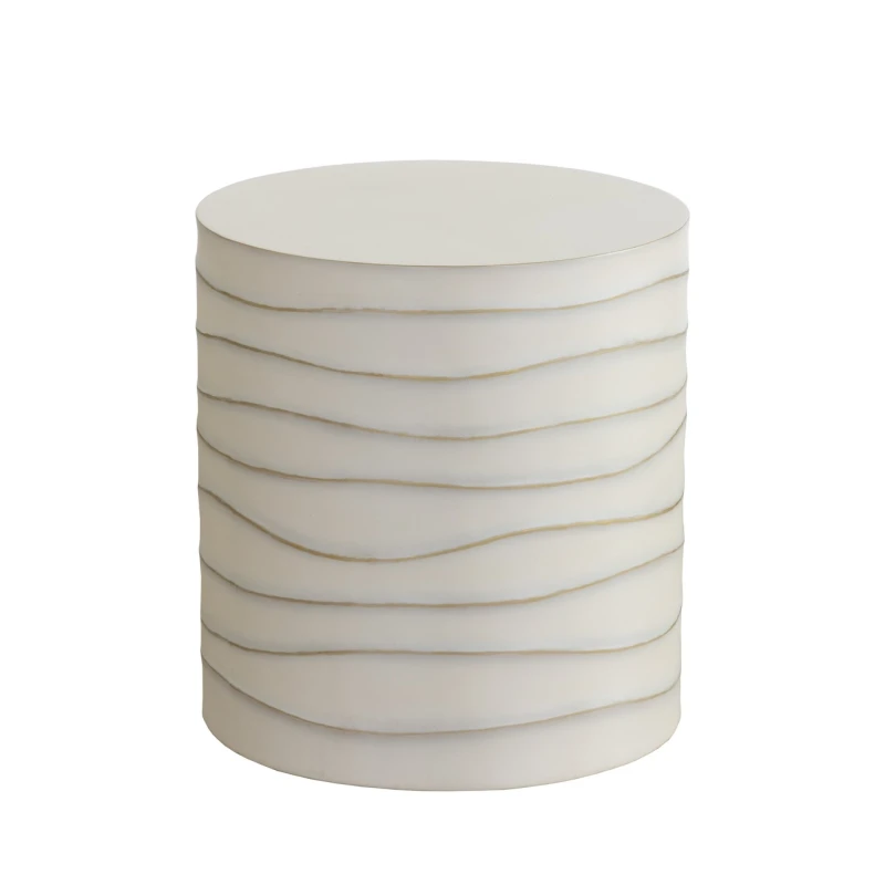 Kremowy stolik boczny Aldwych Cream 42 cm