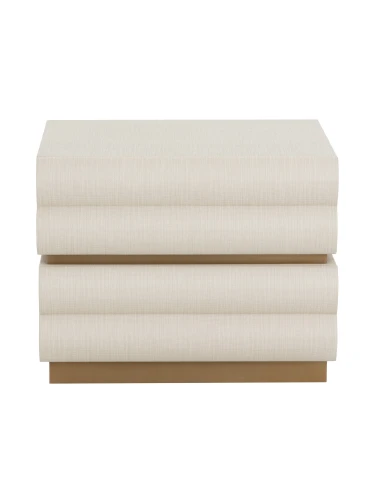 Szafka nocna Kensington Cream Raffia 61 cm
