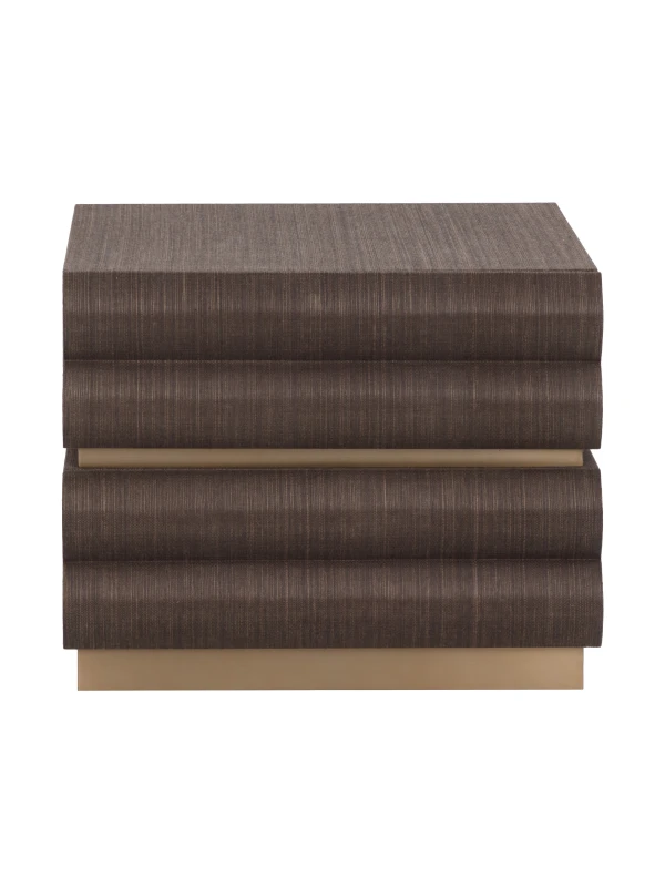 Szafka nocna Kensington Chocolate Raffia 61 cm