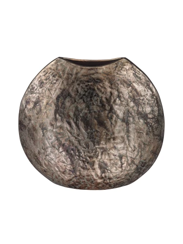 Chiswick Large – Wazon Aluminiowy w Kolorze Patynowanego Brązu 37 cm