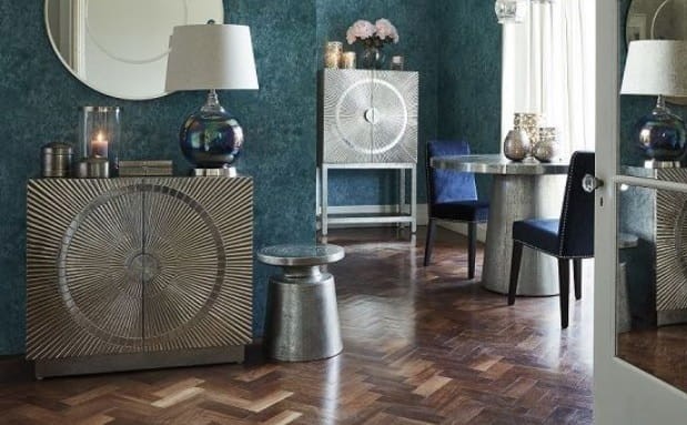 Duża Lampa stołowa Luxury Colours ze szklaną podstawą 74 cm i lnianym kremowym abażurem