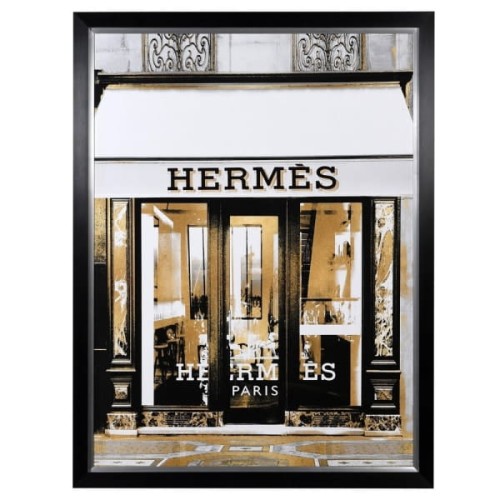 Obraz Hermes Designer 152x117 cm czarna rama