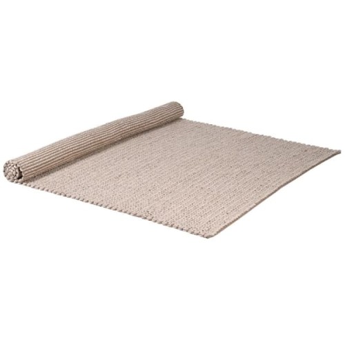 Ręcznie tkany dywan Beige Wool 100% wełna 183x274 cm beżowy