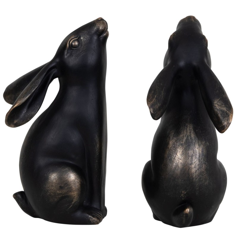 Podpórki do książek Hare Bronze 21,4 cm zając podpórka bookend żywica