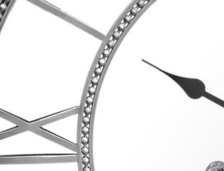 Lustrzany zegar Linton metalowa zdobiona rama 70 cm