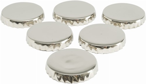 Podkładki/podstawki Kapsel Eaton srebrne chromowane