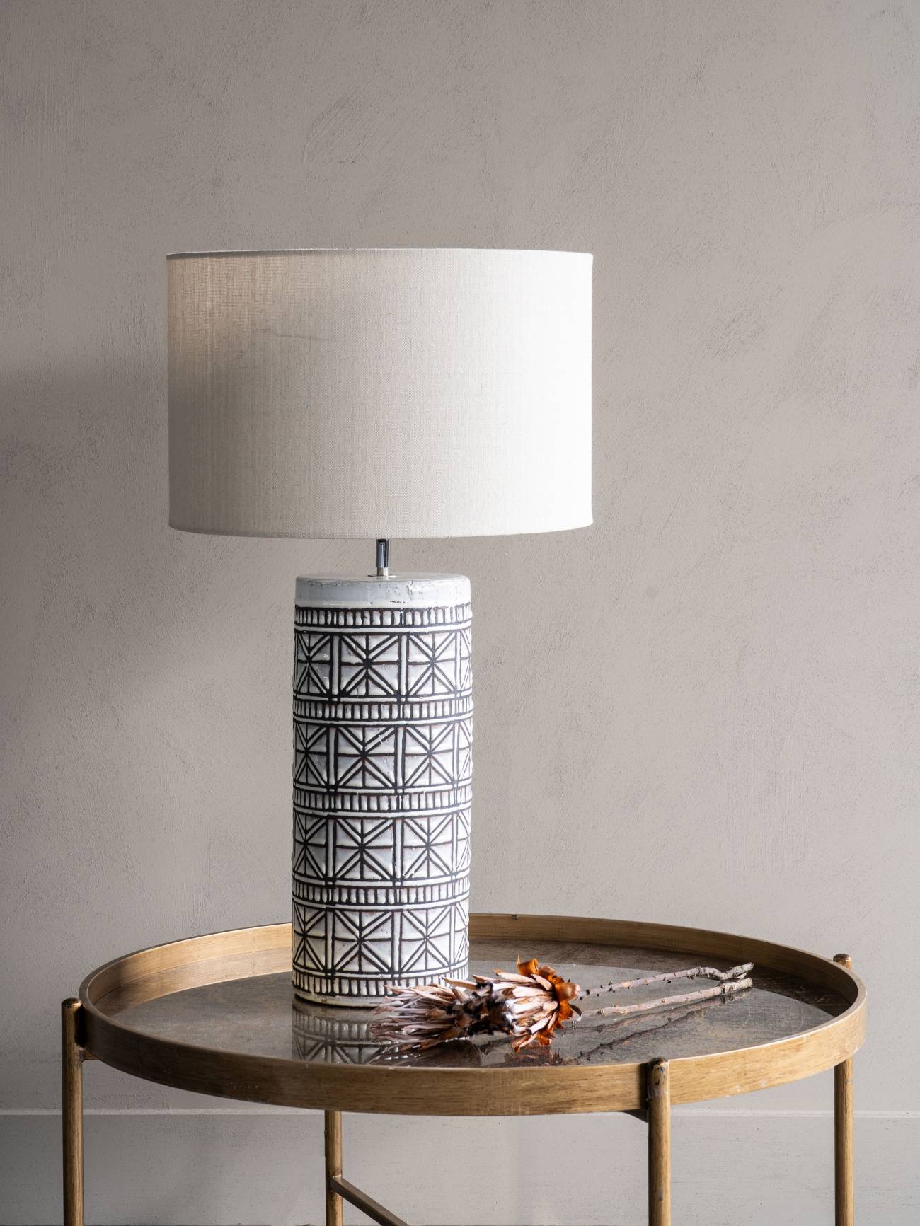 Ceramiczna lampa nocna do sypialni 