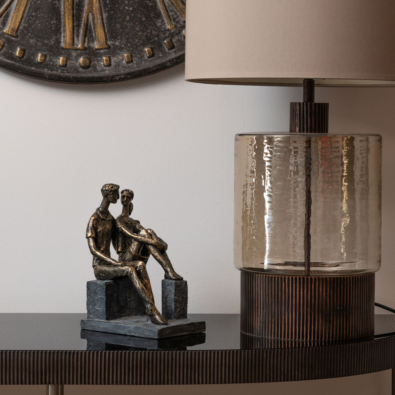 Ekskluzywna rzeźba prezentująca zakochaną parę