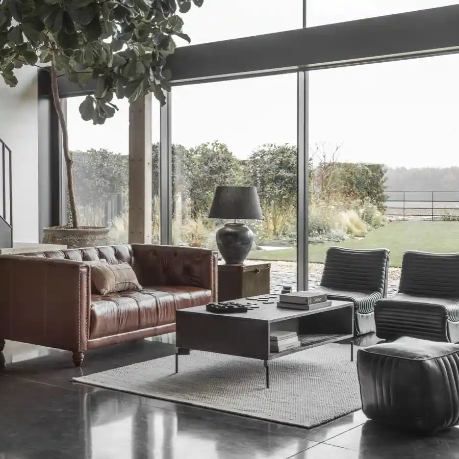 Skórzane meble do salonu