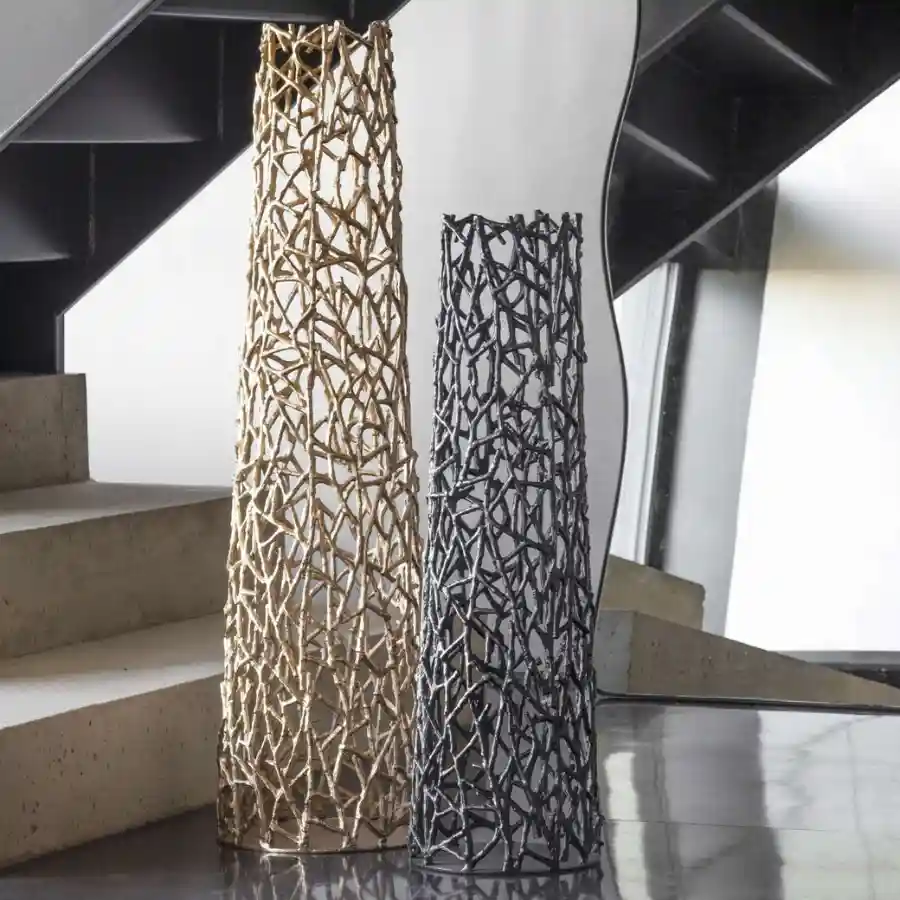 Wysokie wazony na podłogę